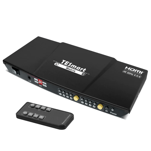 TESmart 4x2 HDMI Matrix with Remote Control SPDIF – BuyTESmart.com