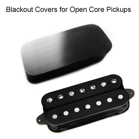 Blackout Covers for Open Core 7 String PIckups