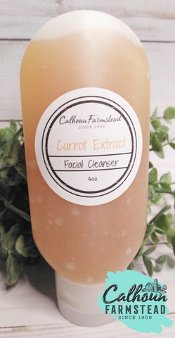 carrot seed essential oil facial soap