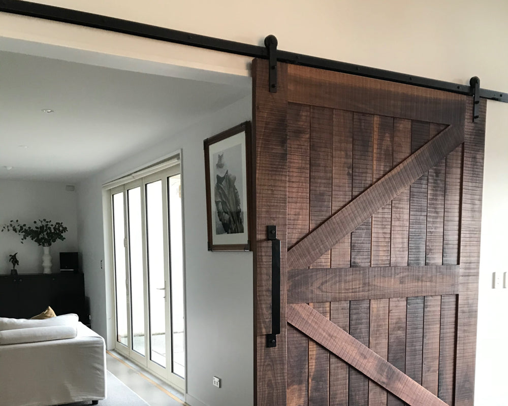 Wanaka furniture design sliding rustic wooden barn doors