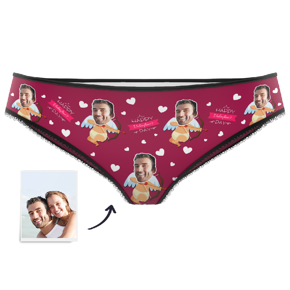 Download Custom Valentine's Day Photo Panties - Funny Face Underwear - MyPhotoSocks