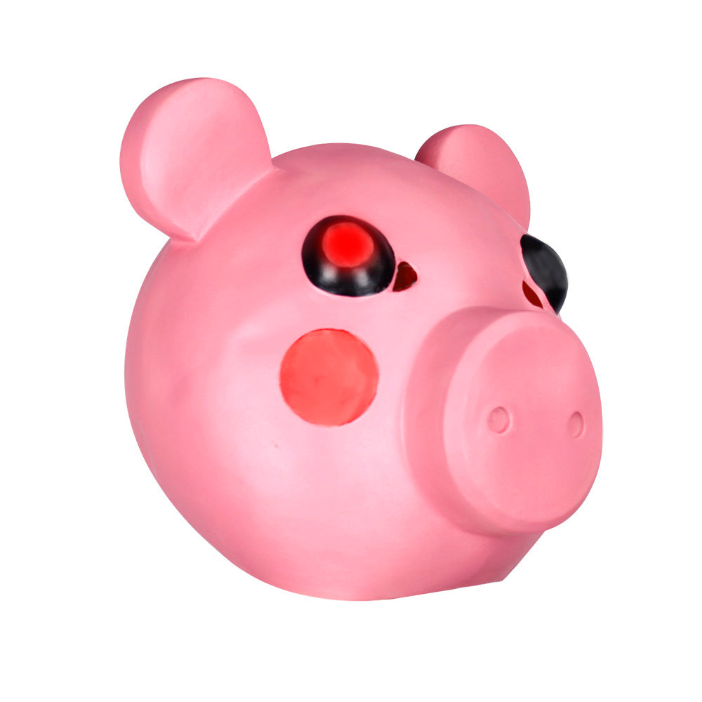 Roblox Piggy Pink Headgear Led Light Latex Full Halloween Cosplay Prop Uncostume - roblox piggy head costume