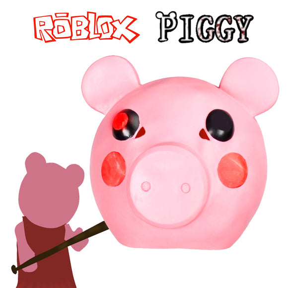 Roblox Piggy Pink Headgear Led Light Latex Full Halloween Cosplay Prop Uncostume - piggy costume roblox real life