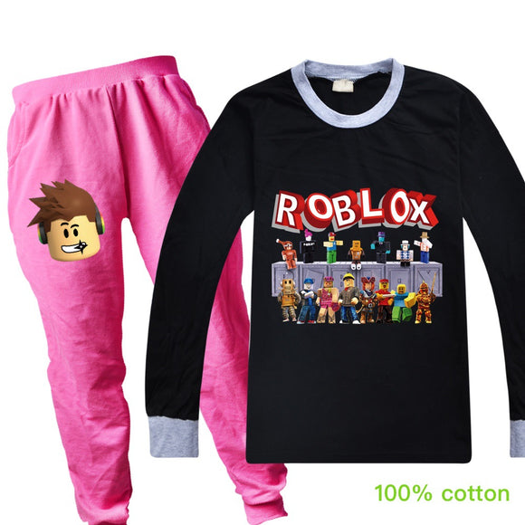 Roblox Characters Long Sleeve Costume Pajamas Boys Girls 2 Piece Pajam Uncostume - roblox girl pjs