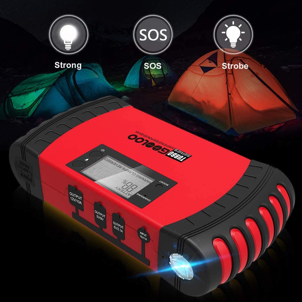 Automotive Battery Testers & Chargers GOOLOO 1500A Peak 20800mAh