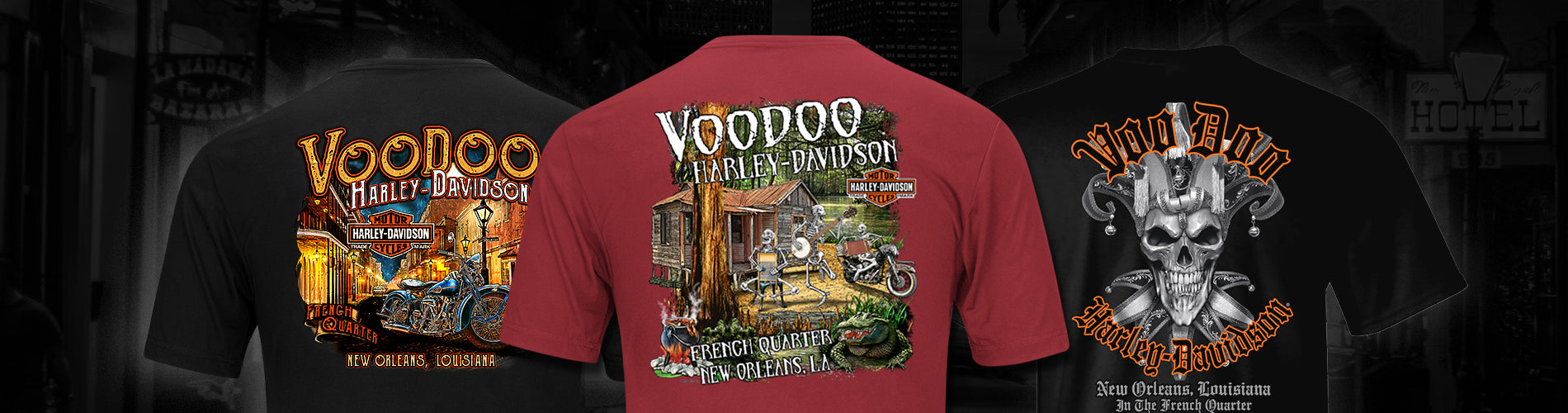 Voodoo Harley-Davidson - Custom Harley T-Shirts, Apparel \u0026 Accessories