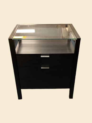 Two Drawer End Table