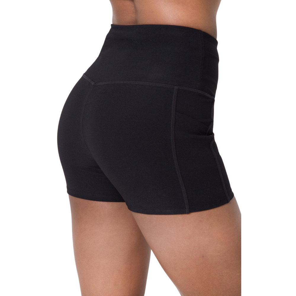 High Waisted Control Shorts - Black – Le' Diva Boutique Store