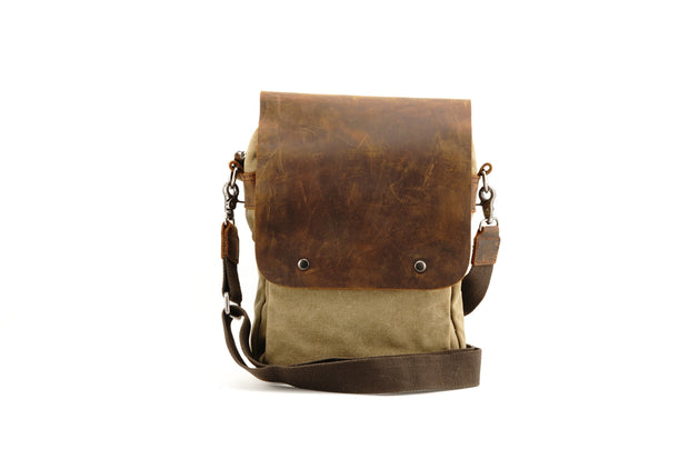 United Vintage Style Small Canvas Messenger Bag