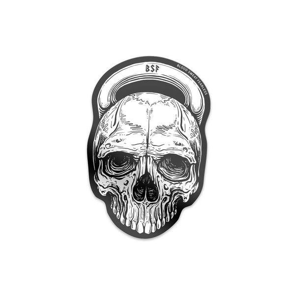 Skull Kettlebell Sticker