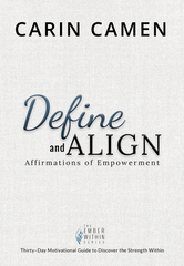 Define and Align Affirmations of Empowerment book cover.