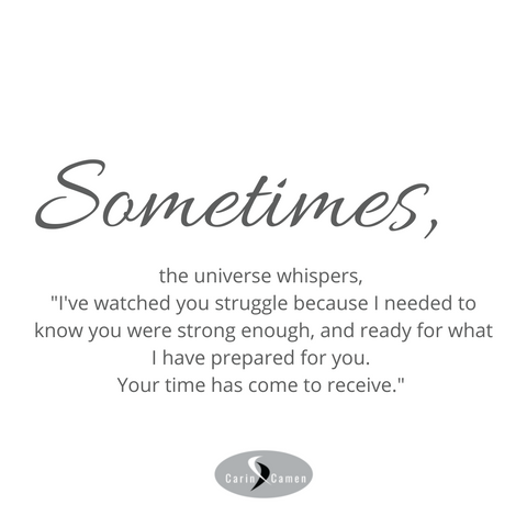 Sometimes quote by Carin Camen