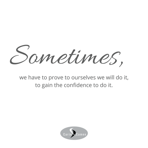 Sometimes quote by Carin Camen.