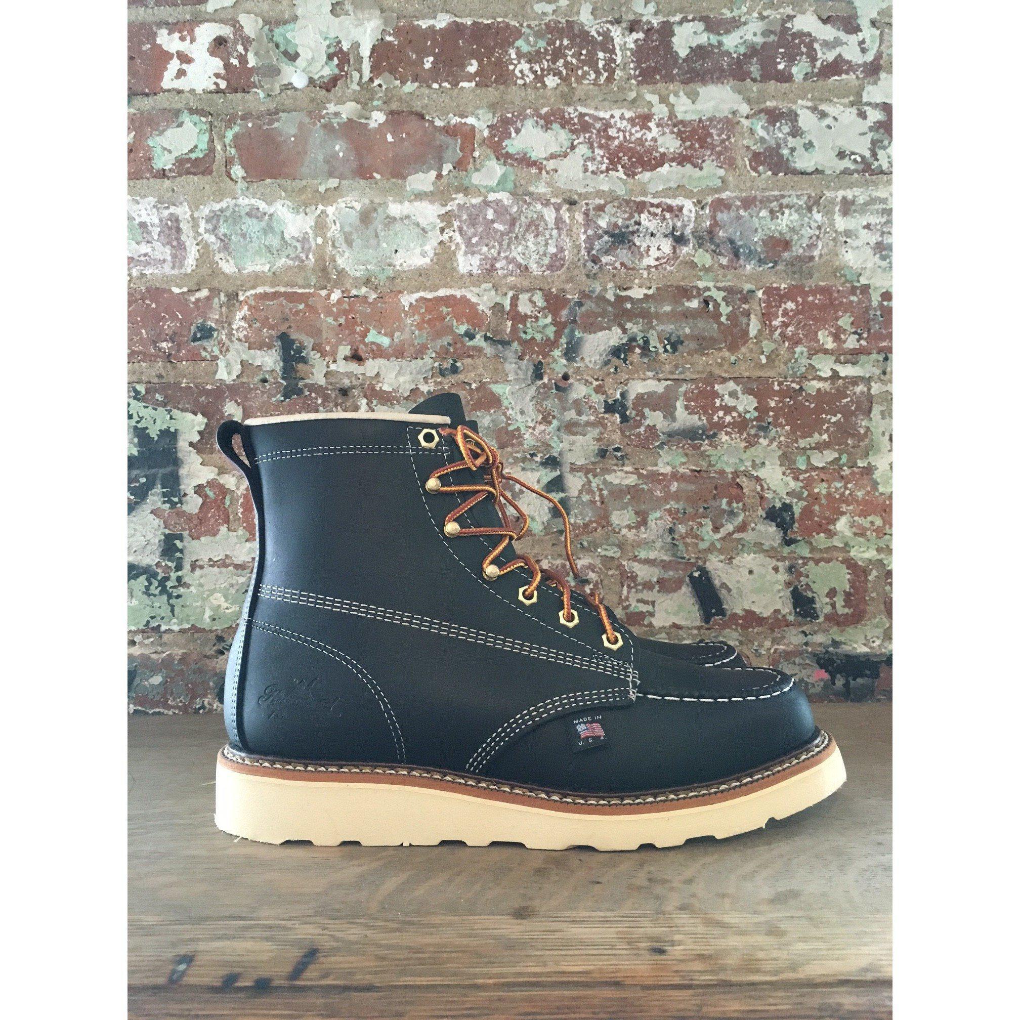 thorogood boots moc toe black