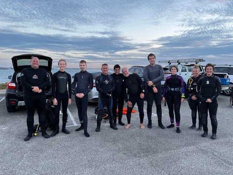 Club dive at Woodman Point Groyne – Perth Scuba