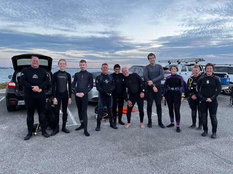 Manta Club dive at Woodman Point groyne