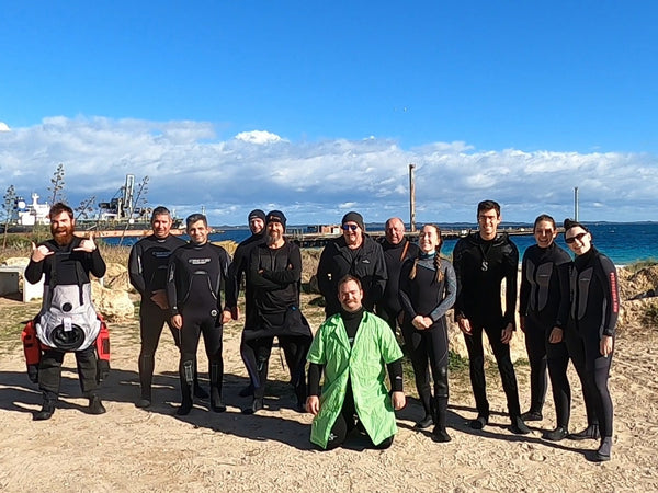 Perth Scuba Sunday club dive at Bulk Jetty