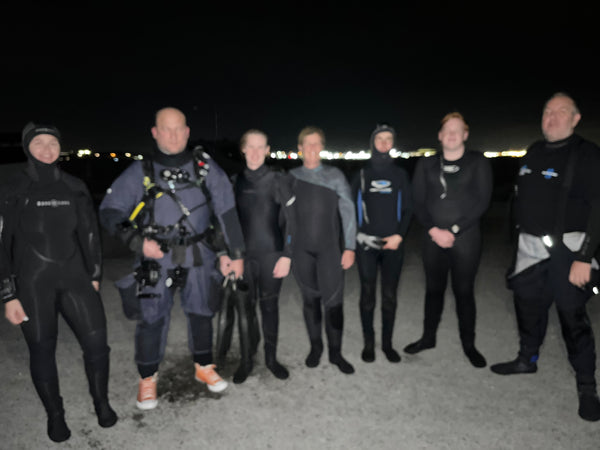 Perth Scuba manta club night dive