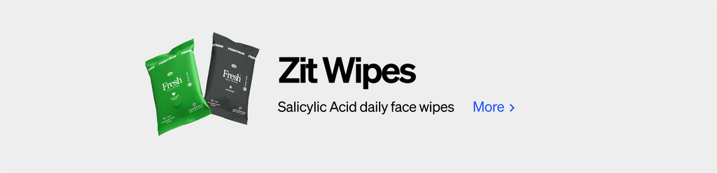 Zit Wipes for oily male skin