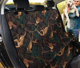 Monkey Pattern Print Design 02 Rear Dog Car Seat Cover Hammock