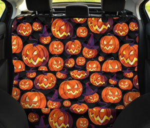 Halloween Pattern Print Design 04 Rear Dog Car Seat Cover Hammock