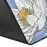 Lotus Pattern Print Design 04 Area Rug
