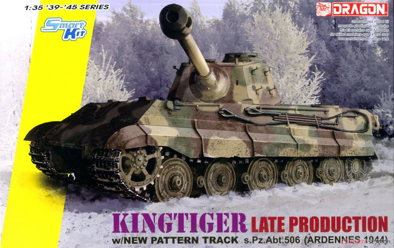 Dragon 6900 1/35 Kingtiger Late Production w/New Pattern Track s.Pz.Abt.506 ((Ardennes 1944)