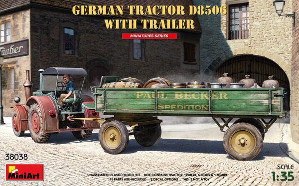 Miniart 35225 1/35 U.S. Tractor with Towing Winch & Crewmen, Special E