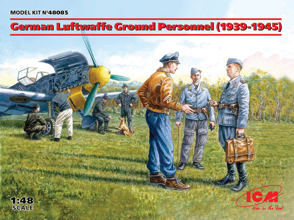 ICM 48088 1/48 USAAF Bomber Pilots and Ground Personnel (1944-1945)