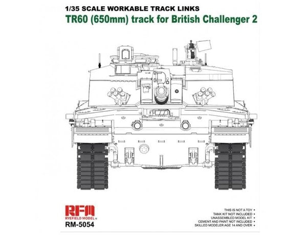 Rye Field Model 5039 1/35 Challenger 2 TES w/ workable tracks