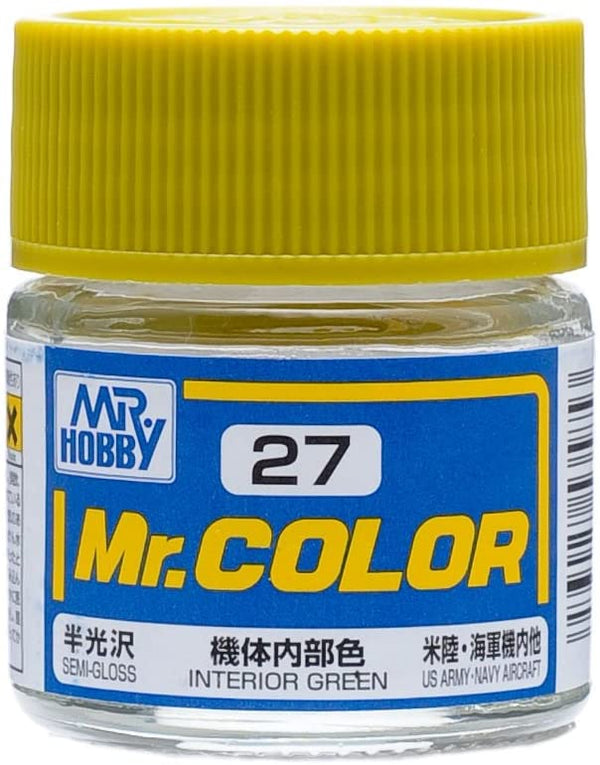 C335 Mr. Color Semi-Gloss Medium Seagray BS381C/637 10ml