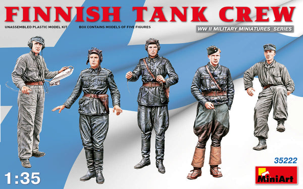 MiniArt Middle East Tank Crew 1960-70s 1/35 Scale Plastic Model Kit 
