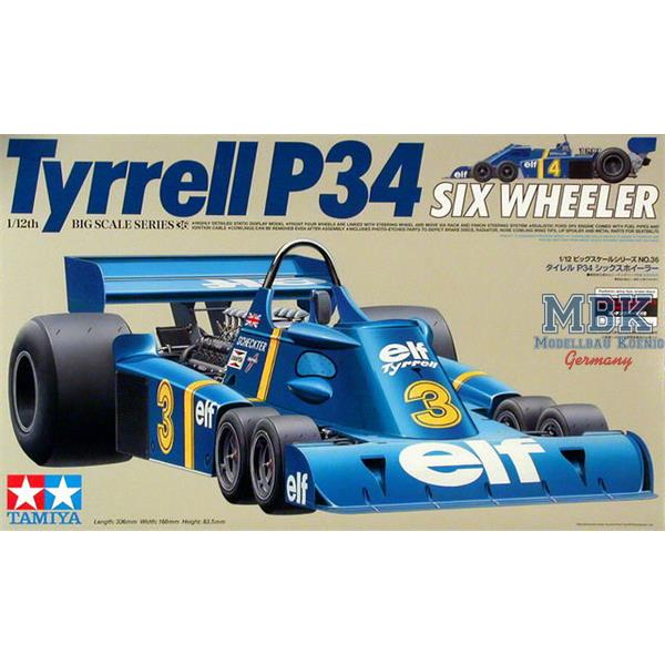 Tamiya 12054 1/12 Tyrrell 003 1971 Monaco GP