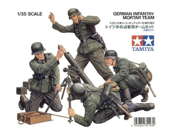 Tamiya 35382 1/35 Scale Military Figure Model Kit Late-WWII German Infantry  Set