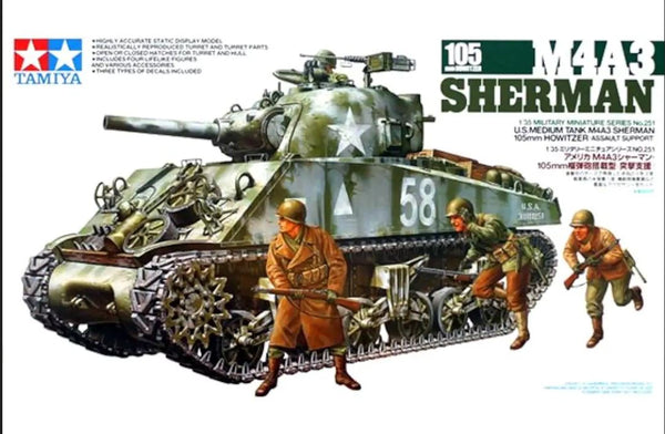 TAM - 35190 - M4 Sherman U.S. Medium Tank M4 Sherman (Early) - G and G  Model Shop