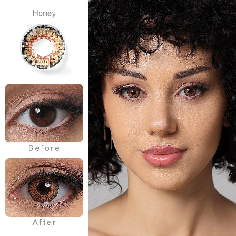 3 Tone Contacts | 3 Tone Colored Contact Lenses 12 Colors Available ...