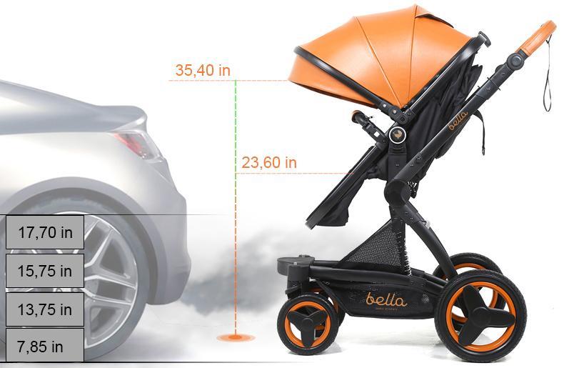 3 in 1 pushchair with car seat