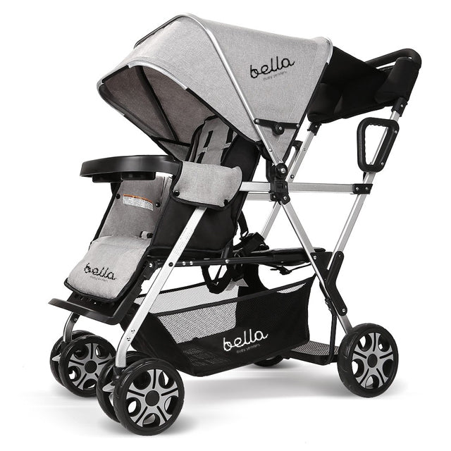 folding double stroller