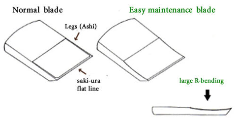 Easy maintenance blade