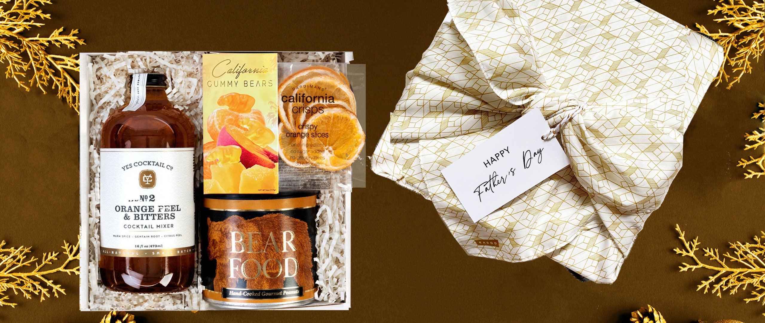 kadoo father's day gift orange peel cocktail curated gift box