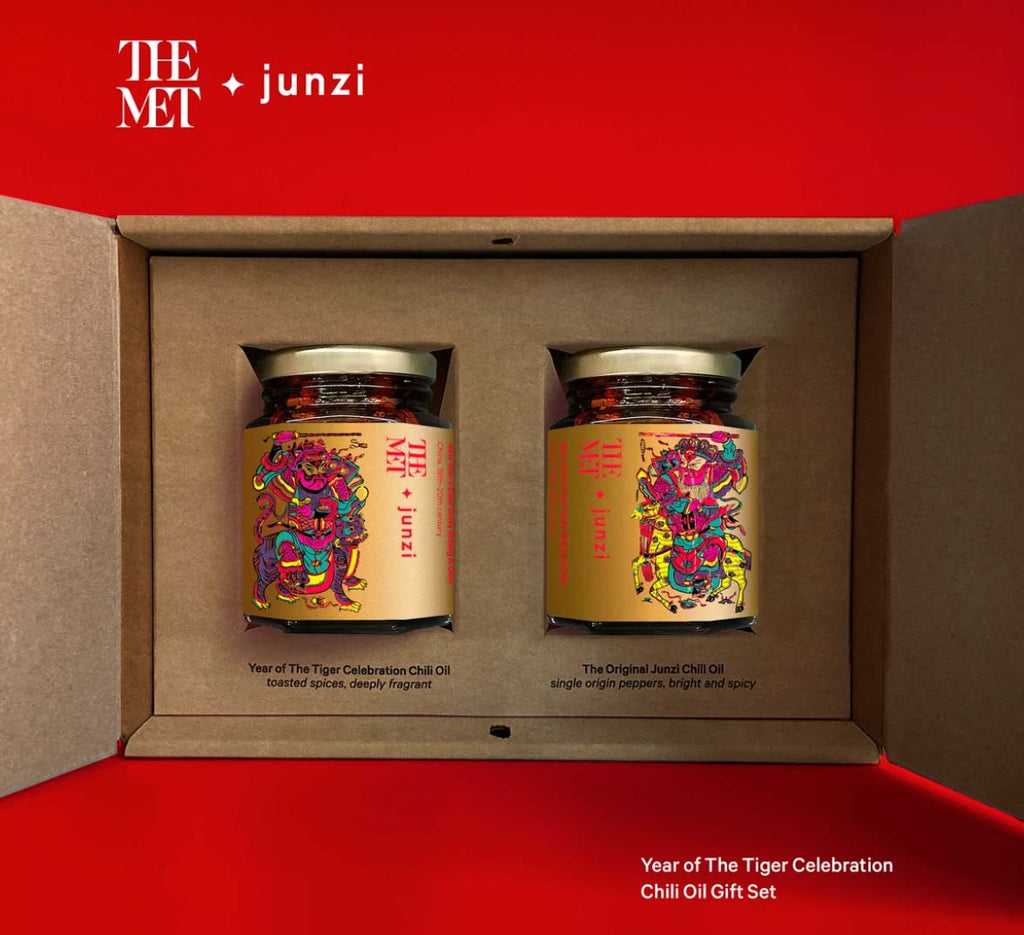 the met and junzi chili oil set gift box to celebrate the chinese new year