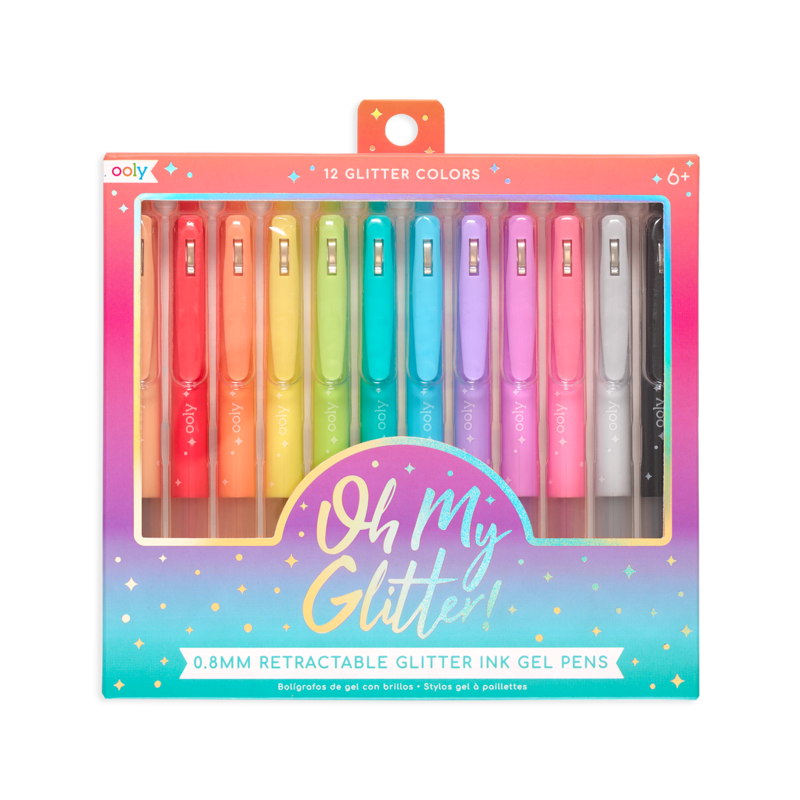 Oh My Glitter! Retractable Glitter Pens
