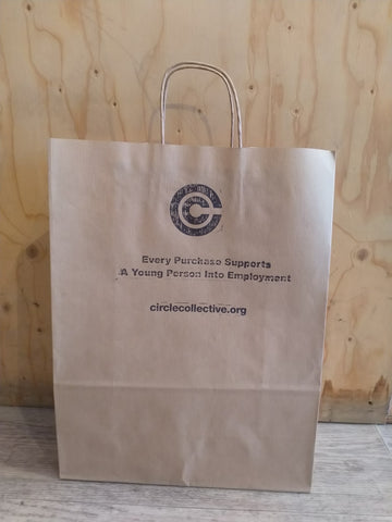 Paper Bag Used By Circle Collective Stores