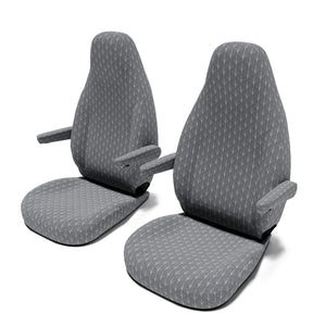 VW T6 Multivan (ab 2015) Sitzbezug [5-Sitzer Set für Leder / Alcantara Sitze]  [Grey]