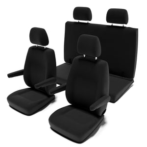 VW T6.1 Multivan (ab 2019) Sitzbezug [5-Sitzer Set für Leder / Alcanta –  DriveDressy