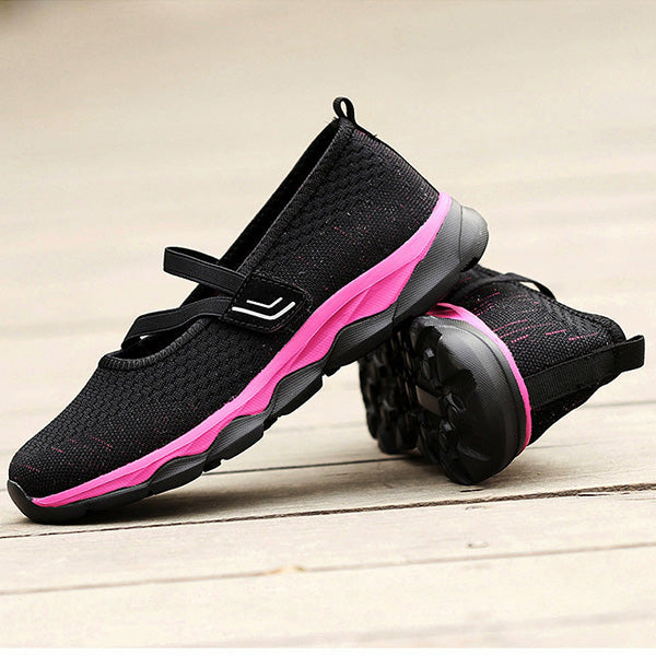 women's fashion flying woven cosy walking shoes