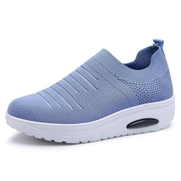 Platform Casual Flying Woven Shoes 