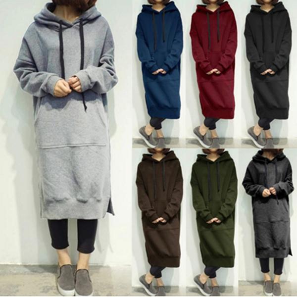 hoodie dress with pockets