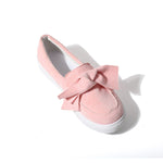 Women Loafers Plus Size Bowknot Slip On Flat Shoes