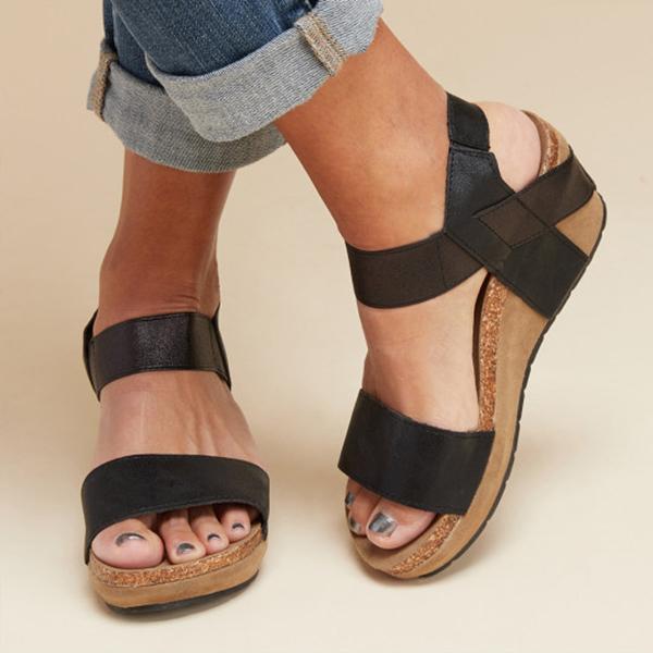 platform comfy sandals